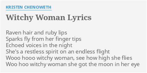 i can t tell you why lyrics|witchy woman lyrics.